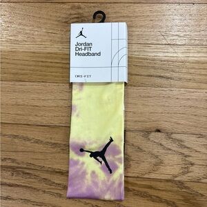 Jordan Dri-FIT Yellow and Purple Headband